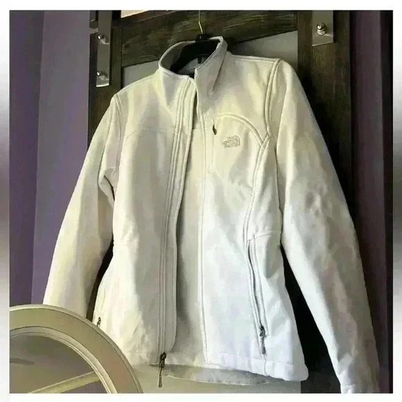 White north face hard shell SMALL - Picture 2 of 6